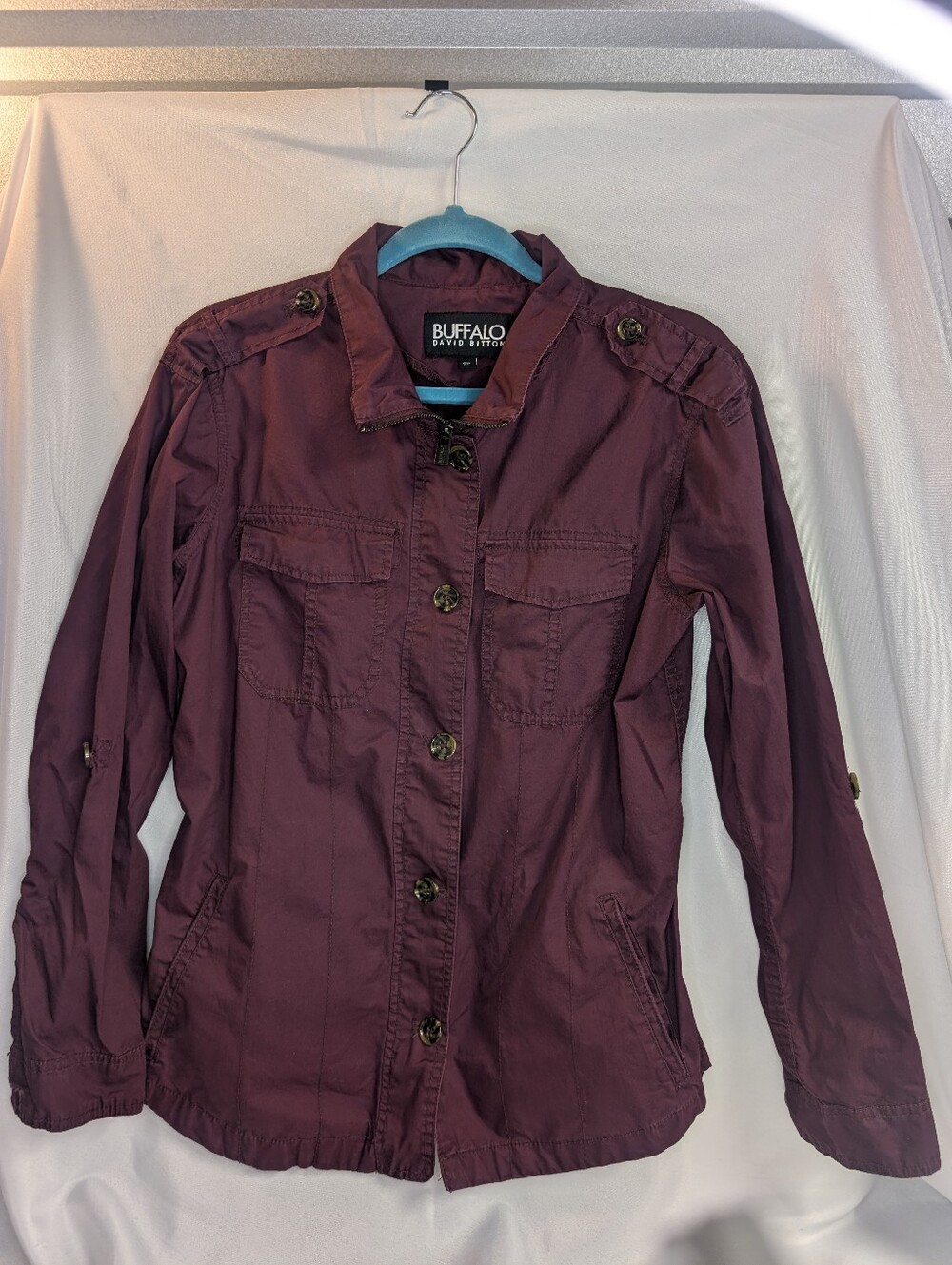 Buffalo David Bitton Women's Wine Utility Jacket